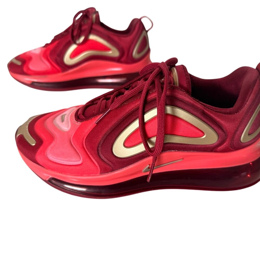 Nike Air Max 720 GS Crimson Gold AQ3195-600 Youth Size 5.5Y